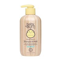 Baby Bum Shampoo & Wash Gel | Tear Free Soap for Sensitive Skin with Nourishing Coconut Oil | Natural Fragrance | Gluten Free and Vegan | 12 FL OZ