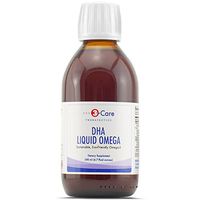 3Care DHA Liquid Calamarine Oil 200mL Bottle [ 900mg DHA ] Natural Lemon Flavor- Sustainable Fish Oil Supplement