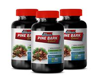 Stress Relief Vitamins for Men - Pine BARK Extract - Free Radical Protection - Eye Support Vitamins - 3 Bottles 270 Capsules