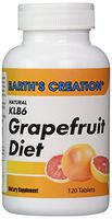 Natural KLB6 Grapefruit Diet | Kelp, Soy Lecithin, B6 and Apple Cider Vinegar | 30 Servings (120 Caplets)