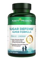 Sugar Defense Featuring Chromium Picolinate 200mcg and L-Arabinose 1000mg from Prenulin - Normal Blood Sugar Support - Regulate Glucose Digestion and Absorption - 60 Tablets - Purity Products