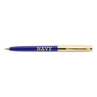 Fisher Space Pen Ballpoint Pen, Brass Cap & Blue Plastic Barrel (775G-BLUE-NAVY)