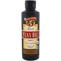 Barleans, Flax Oil Organic, 12 Fl Oz