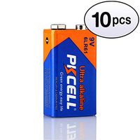 GOWOS (10 Pack) 9V 6LR61 Alkaline Battery PKCELL