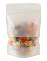 BAP 8 oz White Rice Paper Stand Up Pouch (500 pcs)- 5 Mil Thickness