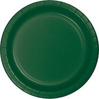 Club Pack of 240 Hunter Green Disposable Paper Party Luncheon Plates 7"