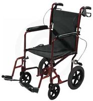 Expedition Aluminum Transport Chair w/Loop Locks 19 Blue