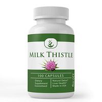 Milk Thistle (100 Capsules, 320 mg Serving) by Pure Organic Ingredients, Natural & 100% Pure, Healthy Skin & Strong Bones, Healthy Digestion & Weight Loss*