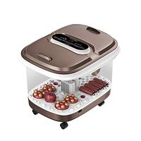 Automatic wash Basin Electric Massage Heating Foam Barrel Double Home Pedicure Machine Thermostat Double Foot Bath, no Waiting, Variable Frequency Energy Saving, Water Saving