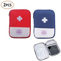 iMapo Portable Mini First Aid Kit, Empty Travel Medicine Bag, Small Medical Organizer Storage Pouch, Package Container for Outdoor Activities Sports Camping Hiking Emergency (Bag Only)