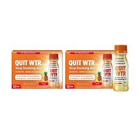 Stop Smoking Remedy to Help Quit Smoking | Quit Water Shots, Works Fast, Stops Cravings, Natural and Nicotine-Free - 24/7 Craving Relief Support (Fruit Blend, 24 Pack / 96 Shots)