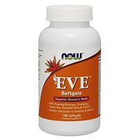 NOW Supplements, Eve Women's Multivitamin with Evening Primrose, Cranberry, Green Tea, Horsetail Silica & CoQ10, 180 Softgels