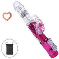 12 Strong Modes Massager, Thrusting Massage Waterproof USB Charging Resilient Silicone, Massages All Over The Body