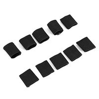 MAGT 10x Finger Protector Sleeve-Arthritis Stretchy Support Sports Aid-Sweatbands for Basketball Volleyball Football Finger Guard Support (Color : Black)
