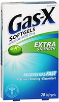 Gas-X - Gas Relief- 125 mg Strength - Softgel - 20 per Box