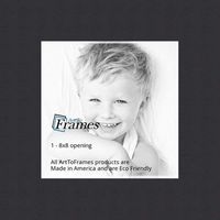 8x8 Smooth Black / Black Custom Mat for Picture Frame with 4x4 opening size (Mat Only, Frame NOT Included)