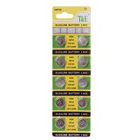 Sixsons 10 Pcs Button Cell Battery AG8 Lithium Battery 1.55V Round Coin Cell Battery For Watch Clocks Controllers Toys LR1120 391 SR1120 191 LR55 Alkaline Battery High Energy Density Battery