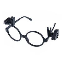 ️ Yu2d ❤️❤️ ️2PC Portable Clip On Eye Glasses Light Magnifier Reading LED Magnifying Glass