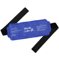 Reusable Ice Pack for Injuries and Pain Relief by Kinetic Labs – Gel Hot & Cold Pack with Strap – Best Ice Pack for Back Knee Shoulder Hip Thigh Leg Neck Head Ankle Feet Fever Surgery