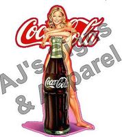 Coke Pin up girl 1 Vinyl Sticker Decal Cars Trucks Vans Walls Laptop MacBook