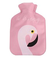 Mini Cute Cartoon Hot Water Bottle Warm Hands for Travel/School,Pink