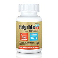 Polyride Fe Ultra Polysaccharide Iron Complex 350 mg - 100 Capsules
