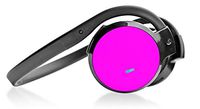 Pyle Home PHBT5P Stereo Bluetooth Streaming Wireless Headphones with Call Answering and Built-In Microphone, Pink