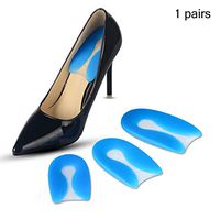 MOXIN Silicone Gel Heel Cups U-Shaped, 1 Pair, Heel Pads for Plantar Fasciitis, U-Shaped Heel Cushion Inserts, Heel Spurs & Heel Pain Foot Care,M