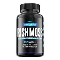 Irish Moss, Sea Moss, Bladderwrack Capsules 1000mg, Double Mix, Restore for Gut Health, Supports Gastrointestinal Health, Digestive System, Immune Function (100ct)