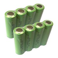 4/5AA 1300mAh 1.2V NI-MH Rechargeable Battery Flat Top PKCELL 8PC