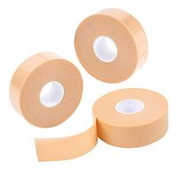 Healifty 3 Rolls Moleskin Tape Roll Moleskin Blisters Padding Bandage First Aid Tape for Foot Blister Care Treatment 2.5cm x 4.5m