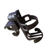 Universal Drinking Cup Holder No Screws Required Adjustable for Any Kind of Strollers Walkers Rollator Cane Crutches Bicycles Wheelchairs Bed Railings Drink Walker Cup Holder Bottle Holder (2)