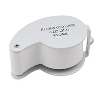 uxcell 40x Illuminated Whistle Shape Loupe Magnifier with LED Light