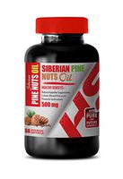 Brain and Memory Support - Pine BARK Extract 100 MG - Natural Appetite SUPPRESSANT - Pine nut Oil Extra Virgin - 1 Bottle 60 Softgels