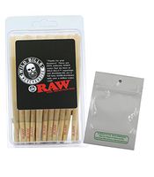 Bundle 2 Items Raw Classic King Size Cones 50 Count with 3.5 x 5 Mylar Stink Free Bag