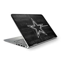 Skinit Decal Laptop Skin for Spectre x360 Pro 2-in-1 13.3in Touch-Screen - Officially Licensed NFL Dallas Cowboys Black & White Design
