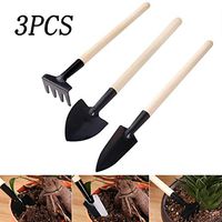 Cinhent 3PCS Multi-Functional Mini Garden Transplant Hand Tool for Indoor Miniature Fairy Gardening Plant Care - Improve Your Gardening Quality of Life