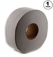 EcoQuality [1 Pack] Jumbo Roll Bathroom Tissue 2-Ply 9 inch Dia. White 1000 Feet Per Roll - Toilet Paper Roll Dispenser Bath Tissue (1 Roll)