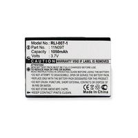 Universal MX-810i Remote Control Battery RLI-007-1 Li-Ion 3.7V (1050 mAh) Battery - Replacement for Universal 11N09T