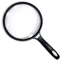 5 Inch Diameter Jumbo Lens Magnifier 255 X 144 X 19MM, with 2X Power & Distortion Free Lens