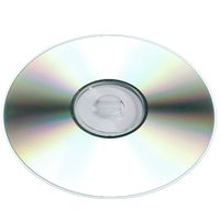 StoreSMART - CD/DVD Circular Plastic Hubs - Clear Plastic - 1 1/2" Circle - 40-Pack - PHWB1-40