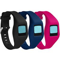 QGHXO Buckle Bracelet for Fitbit Zip, Replacement Silicone Band with Chrome Watch Clasp and Fastener Buckle for Fitbit Zip