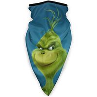 Guangzhouzhoujiuwangluokejiyouxiangongsi Men's How The Grinch Stole Christmas Sports Casual Breathable Turban Black