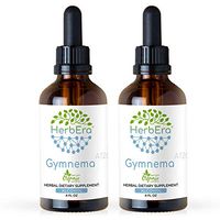 Gymnema A120 (2pcs) Alcohol Herbal Extract Tincture, Super-Concentrated Organic Gymnema (Gymnema Sylvestre) Dried Leaf (2x4 fl oz)