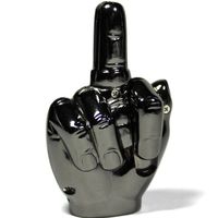Middle Finger with Sound Refillable Butane Torch Lighter 3 Inch.