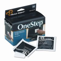 Read Right Onestep Screen Cleaner, 5 X 5, 24/Box [Set of 2]