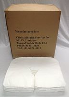 Therabuilt® Disposable Headrest Covers, Case of 10 (100 Count Each)