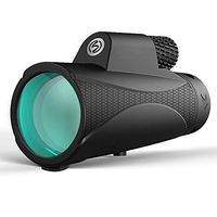 10x42 Monocular Telescope,HD Night Vision Monocular Telescope for Smartphone,Waterproof Fog,BAK4 Prism FMC with Smartphone Adapter Tripod for Bird Watching Hunting Camping Travelling Wildlife Secenery