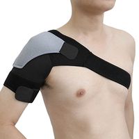 uxcell Black Gray Right Adjustable Shoulder Sleeves Back Posture Corrector Support Belt