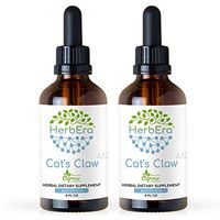 Cat's Claw A120 (2pcs) Alcohol Herbal Extract Tincture, Super-Concentrated Organic Cat's Claw (Uncaria Tomentosa) Dried Inner Bark (2x4 fl oz)